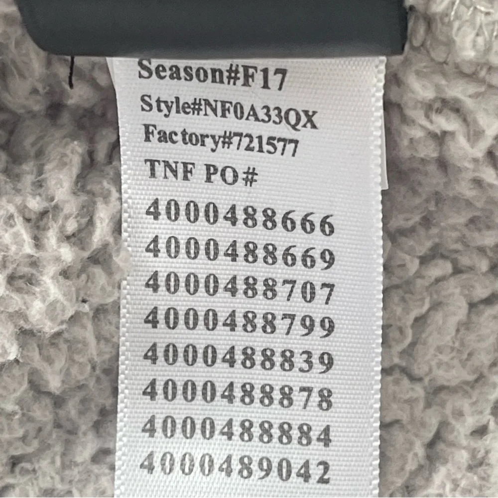 North Face Campshire Pullover Mens L Gray Sherpa Fleece Half Zip Style# NF0A33QX - Picture 8 of 8